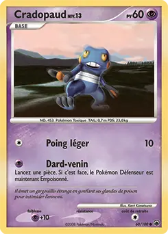 Carte Pokémon Cradopaud #60 — Aube Majestueuse