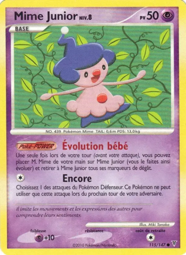 Carte Pokémon Mime Junior #115 — Vainqueurs Suprêmes