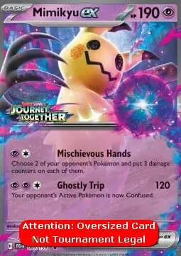 Carte Pokémon Mimiqui-ex #JTG 069 — Jumbo