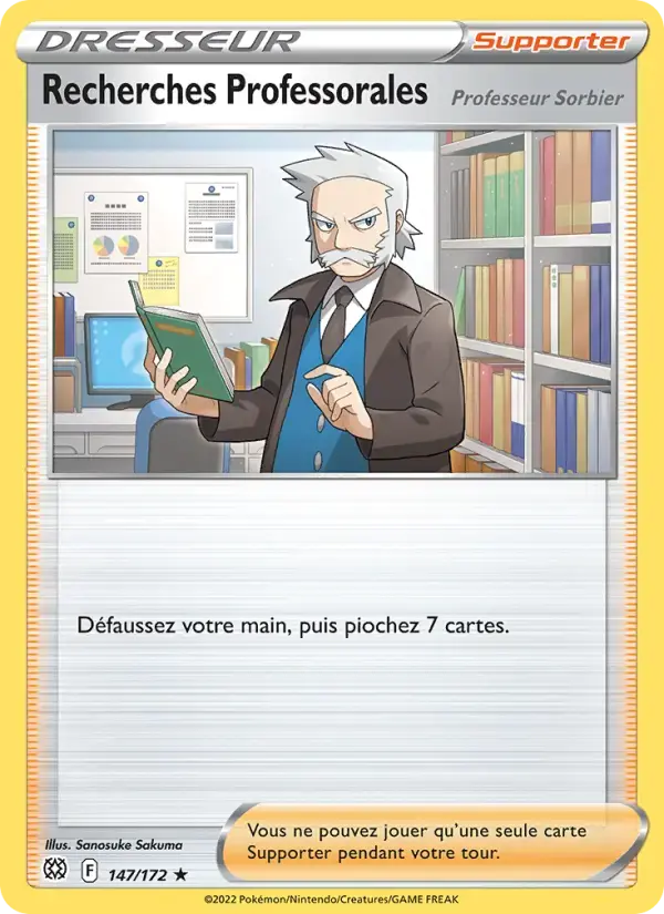 Carte Pokémon Recherches Professorales #147 — Stars Étincelantes