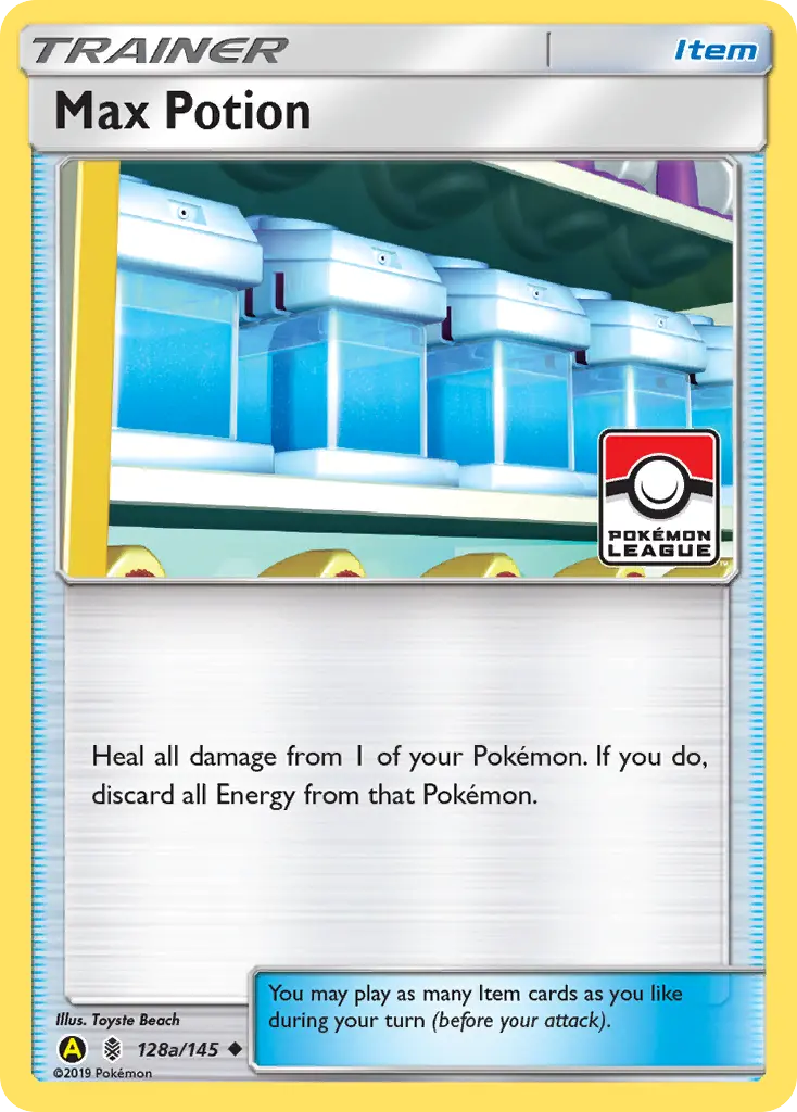 Carte Pokémon Max Potion #128a — Gardiens Ascendants