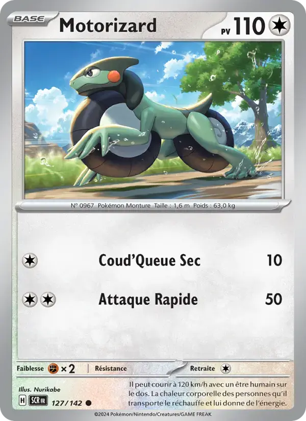 Carte Pokémon Motorizard #127 — Couronne Stellaire