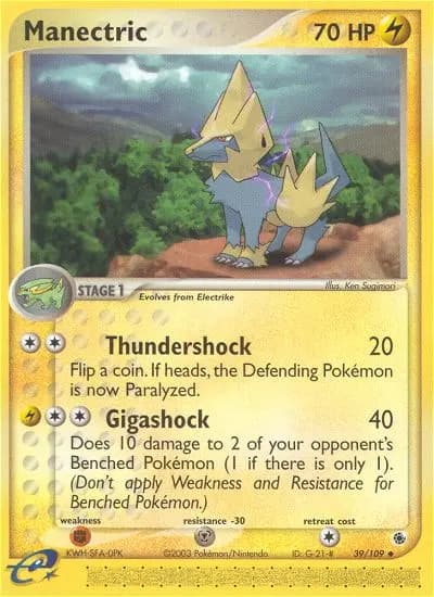 Manectric #39 — Ruby & Sapphire