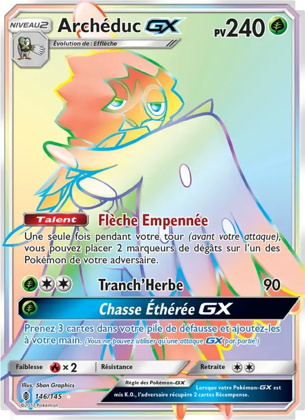 Carte Pokémon Archéduc GX #146 — Gardiens Ascendants