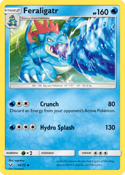 Feraligatr #20 — Shining Legends