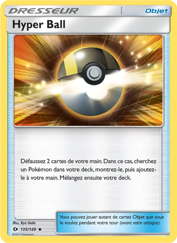 Carte Pokémon Hyper Ball #135 — Soleil et Lune