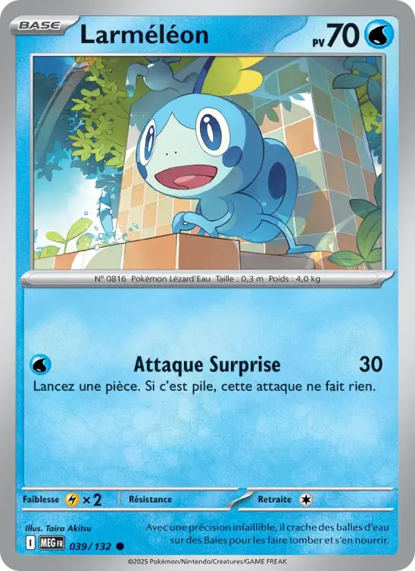 Carte Pokémon Larméléon #039 — Méga-Évolution