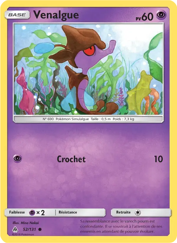 Carte Pokémon Venalgue #52 — Lumière Interdite
