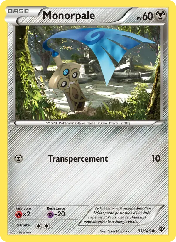 Carte Pokémon Monorpale #83 — XY