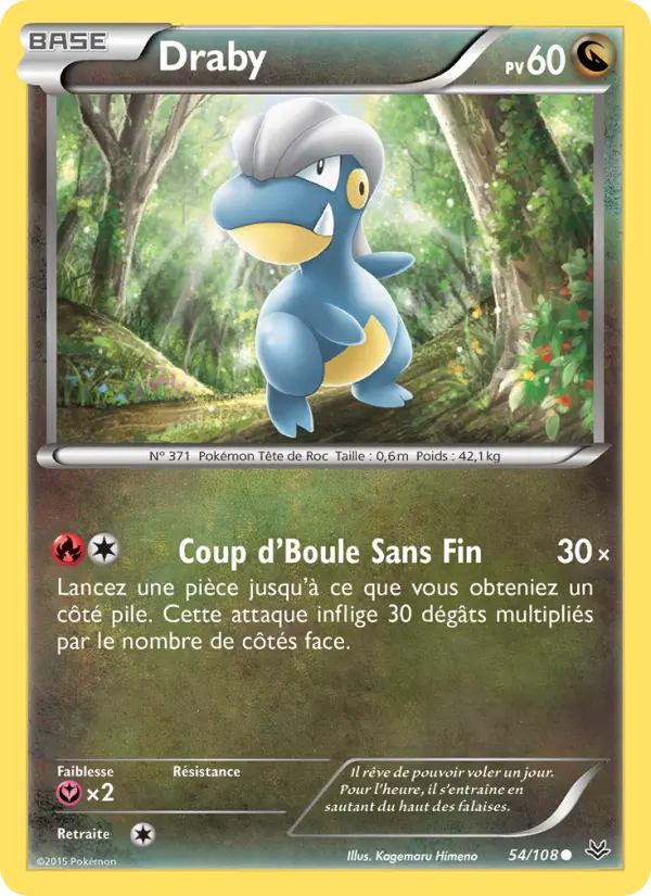 Carte Pokémon Draby #54 — Ciel Rugissant