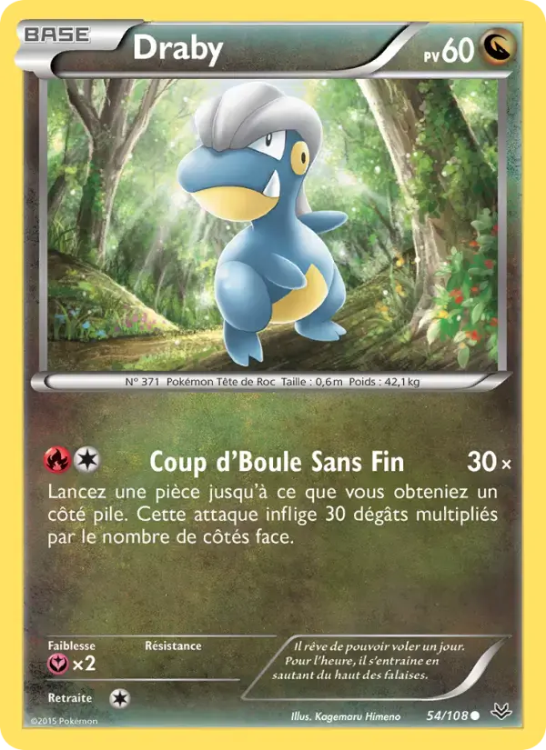 Carte Pokémon Draby #54 — Ciel Rugissant