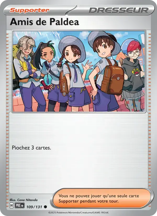 Carte Pokémon Amis de Paldea #109 — Évolutions Prismatiques