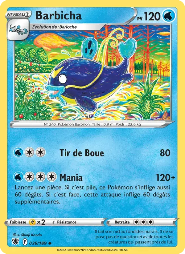 Carte Pokémon Barbicha #036 — Astres Radieux