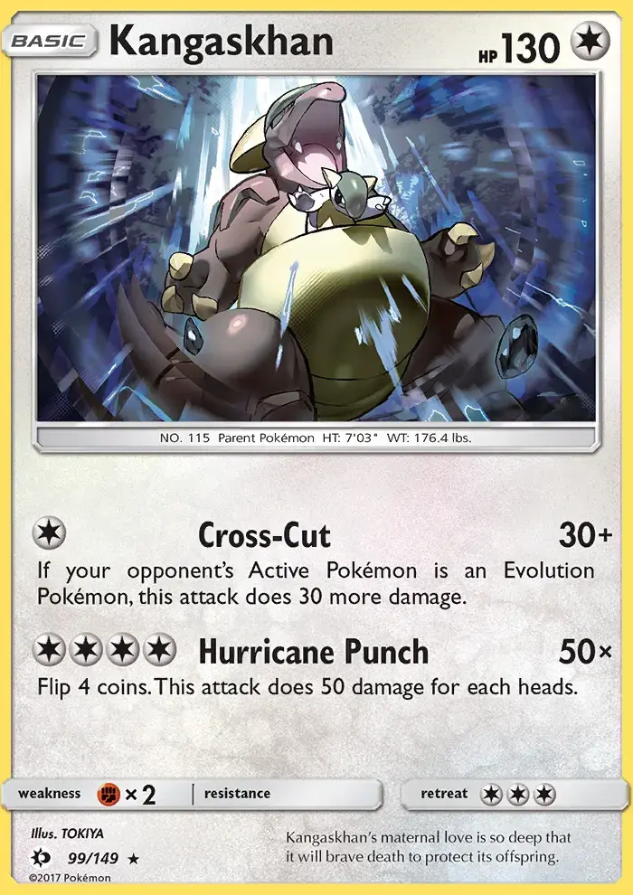 Kangaskhan #99 — Sun & Moon