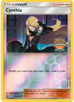 Carte Pokémon Cynthia #119a — Ultra-Prisme