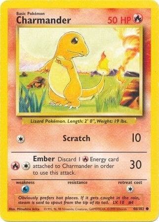 Charmander #46 — Base Set