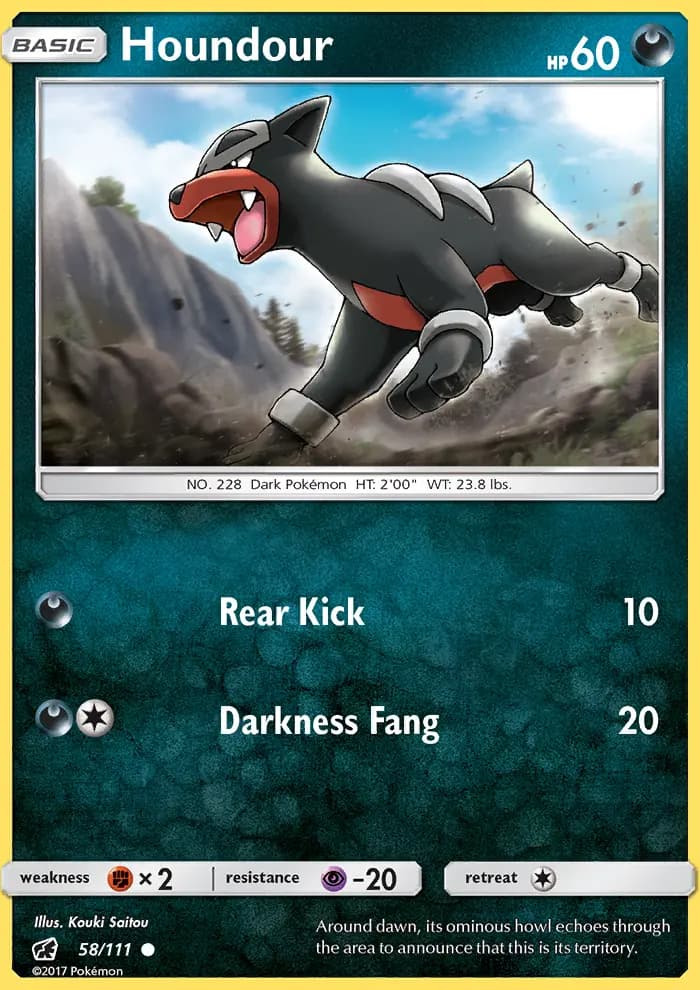 Houndour #58 — Crimson Invasion