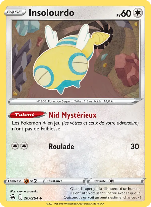 Carte Pokémon Insolourdo #207 — Poing de Fusion