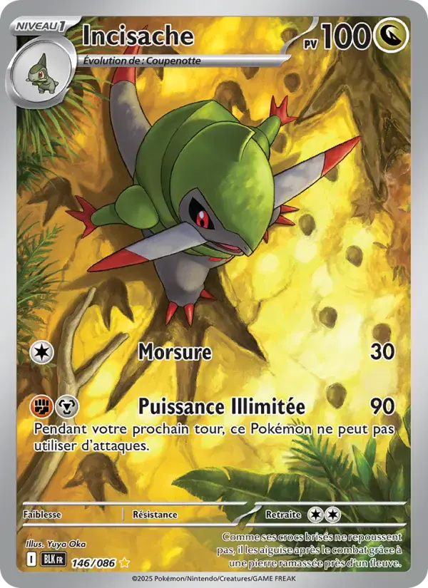 Carte Pokémon Incisache #146 — Foudre Noire