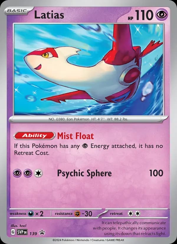 Latias #139 — Scarlet & Violet Promos