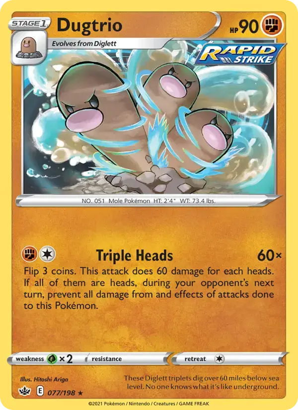 Dugtrio #77 — Chilling Reign