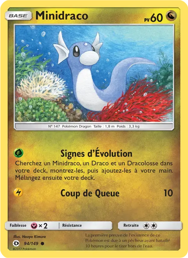 Carte Pokémon Minidraco #94 — Soleil et Lune
