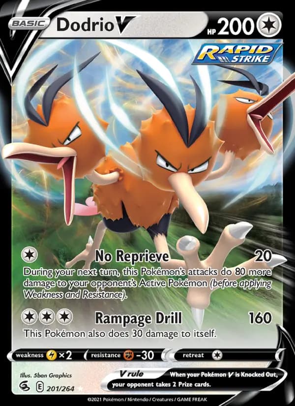 Dodrio V #201 — Fusion Strike