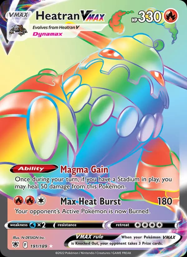 Heatran VMAX #191 — Astral Radiance