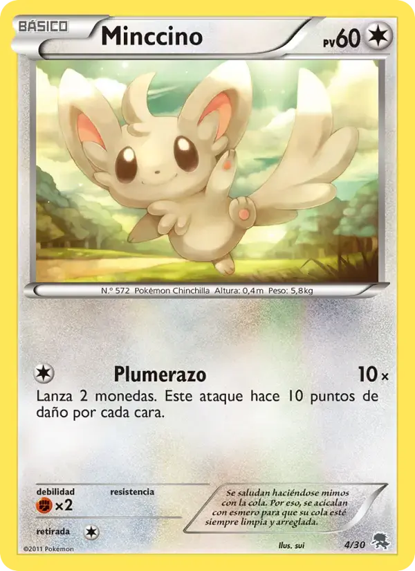 Minccino #4 — BW Trainer Kit (Zoroark)
