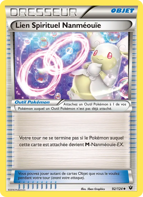 Carte Pokémon Lien Spirituel Nanméouïe #92 — Impact des Destins