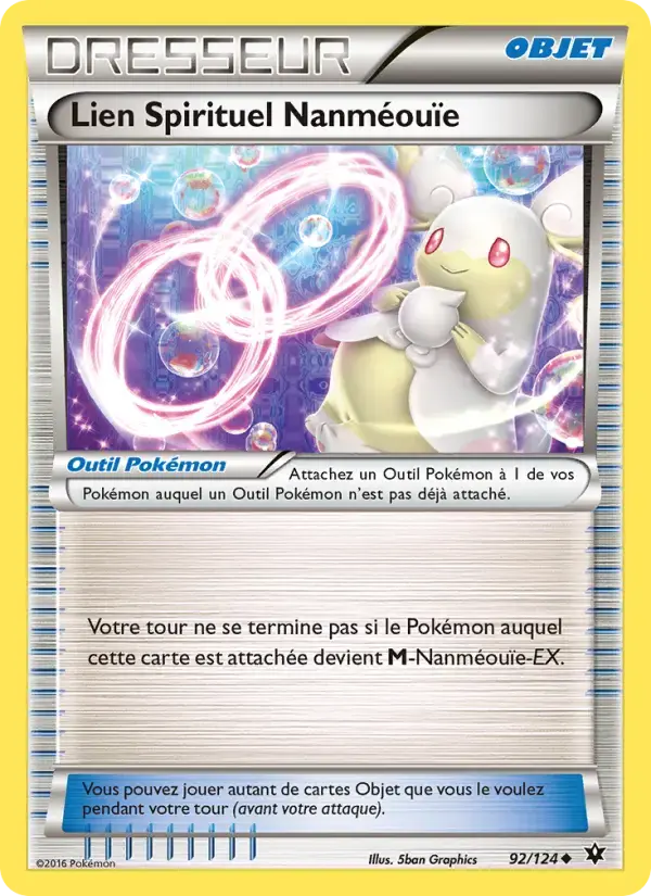 Carte Pokémon Lien Spirituel Nanméouïe #92 — Impact des Destins