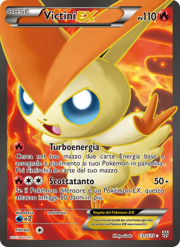 Carte Pokémon Victini-EX #131 — Tempête Plasma