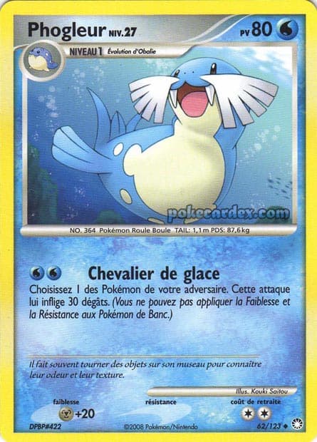 Carte Pokémon Phogleur #62 — Trésors Mystérieux