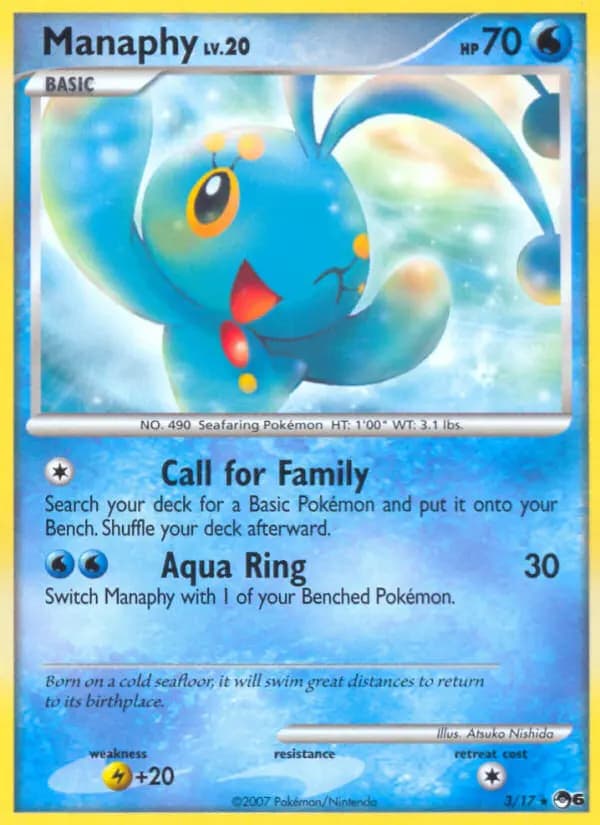 Manaphy #3 — POP 6