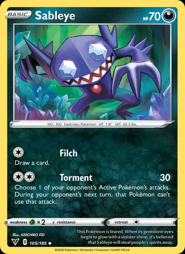 Sableye #105 — Vivid Voltage
