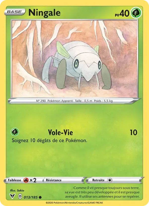 Carte Pokémon Ningale #13 — Voltage Éclatant