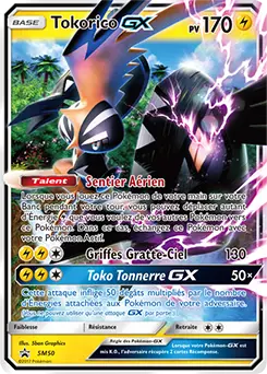 Carte Pokémon Tokorico GX #SM50 — Promos Soleil et Lune