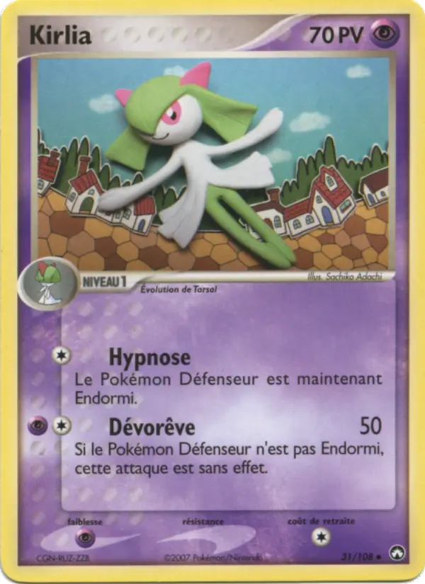 Carte Pokémon Kirlia #31 — Gardiens du Pouvoir