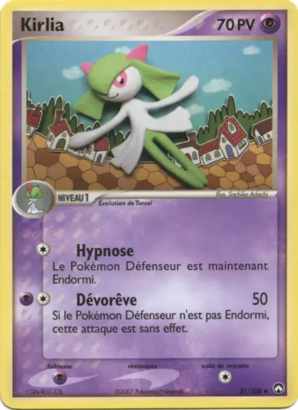 Carte Pokémon Kirlia #31 — Gardiens du Pouvoir