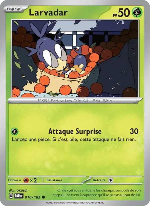 Carte Pokémon Larvadar #010 — Faille Paradoxe