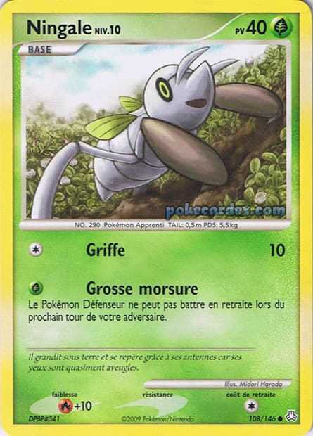 Carte Pokémon Ningale #108 — Éveil des Légendes