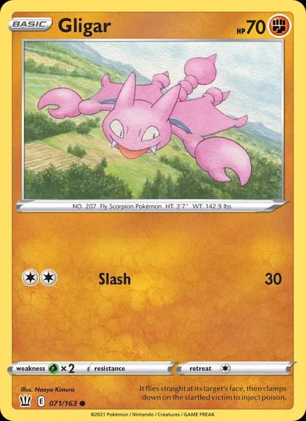 Gligar #71 — Battle Styles