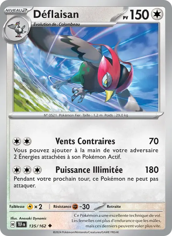 Carte Pokémon Déflaisan #135 — Forces Temporelles