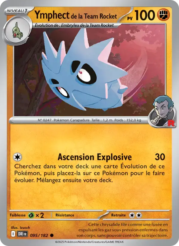 Carte Pokémon Ymphect de la Team Rocket #095 — Rivalités Destinées