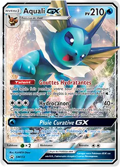 Carte Pokémon Aquali GX #SM172 — Promos Soleil et Lune