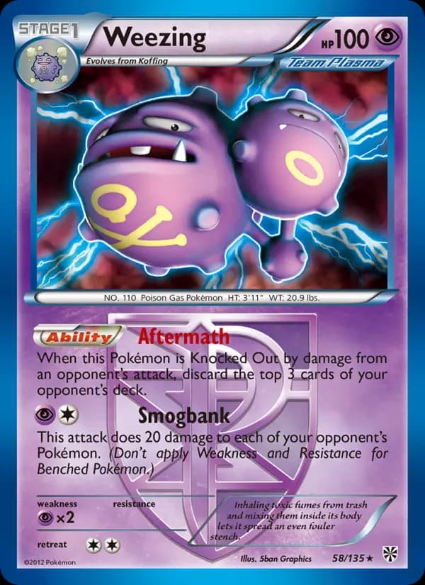 Weezing #58 — Plasma Storm