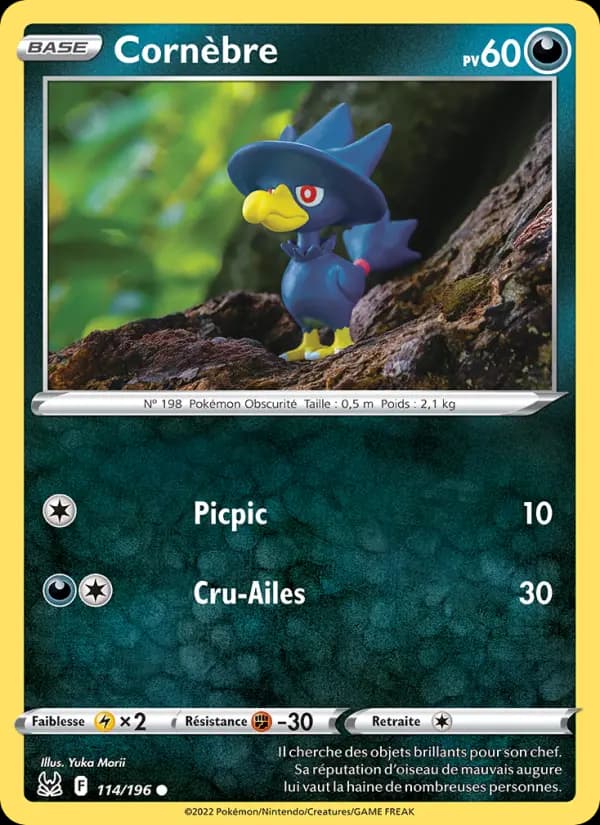 Carte Pokémon Cornèbre #114 — Origine Perdue