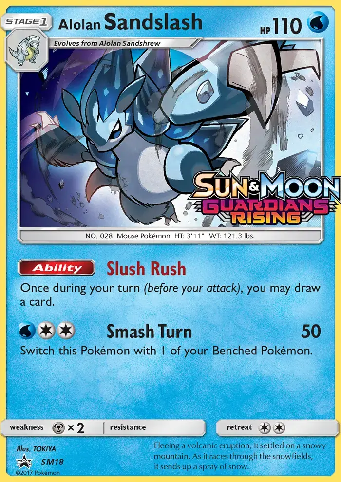 Alolan Sandslash #SM18 — Sun & Moon Promos