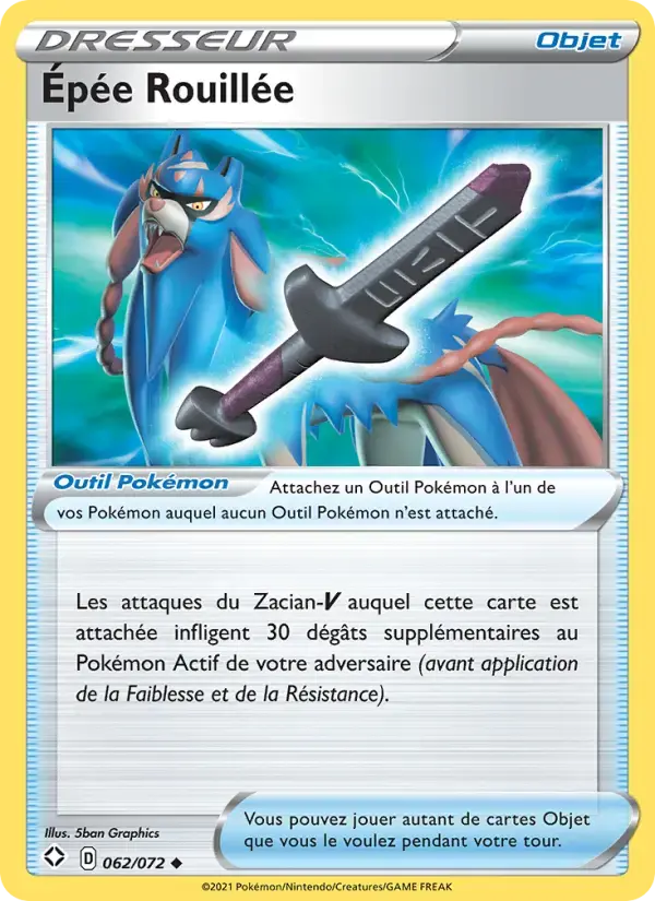 Carte Pokémon Épée Rouillée #62 — Destinées Radieuses