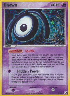 Unown (Z) #M — Unseen Forces